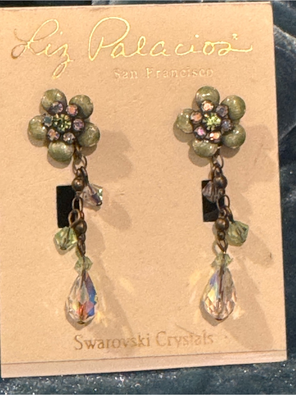 Liz Palacios Crystal earings